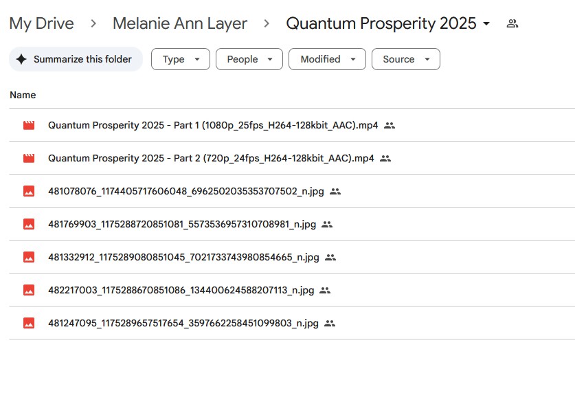 quantum prosperity 2025 by melanie ann layer
