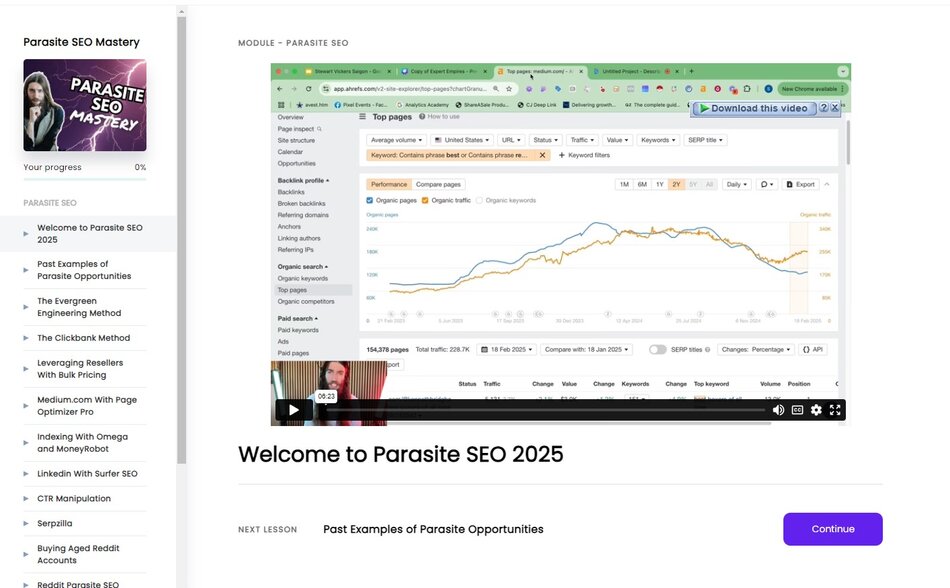 parasite seo mastery by seo jesus