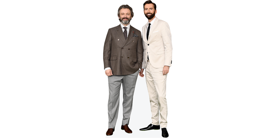 Michael Sheen And David Tennant (Duo) Mini Celebrity Cutout