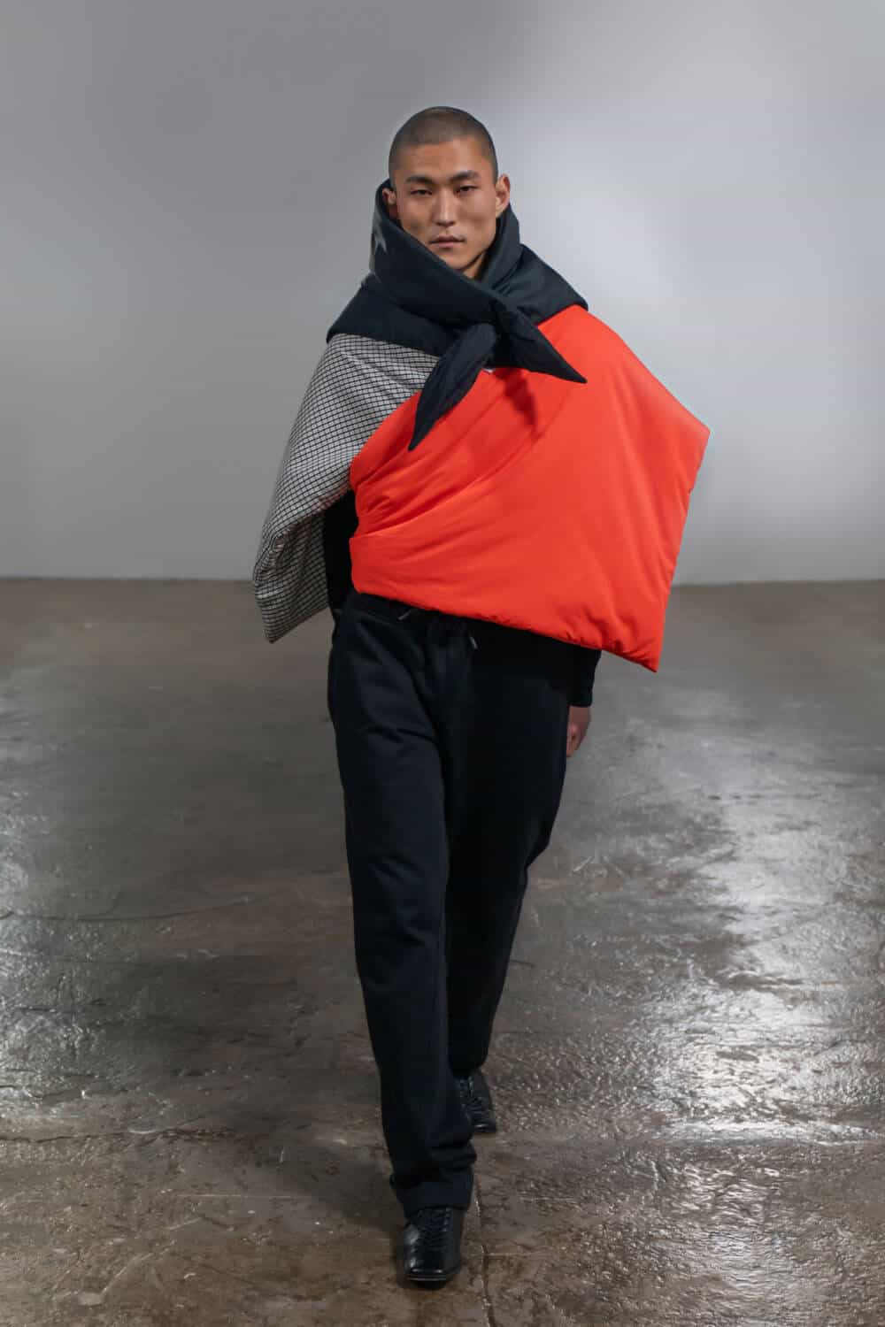 bianca saunders 22aw アシンメトリーオーバーサイズブルゾン｜メンズ 