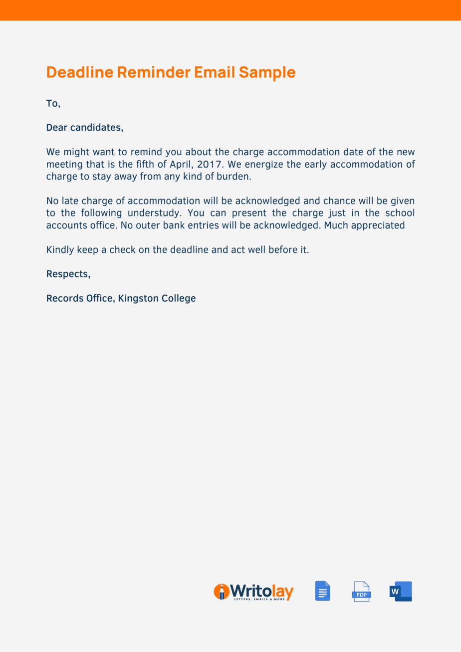 Kindly Remind You Deutsch , 10 Ways to Send a Polite Reminder Email ...