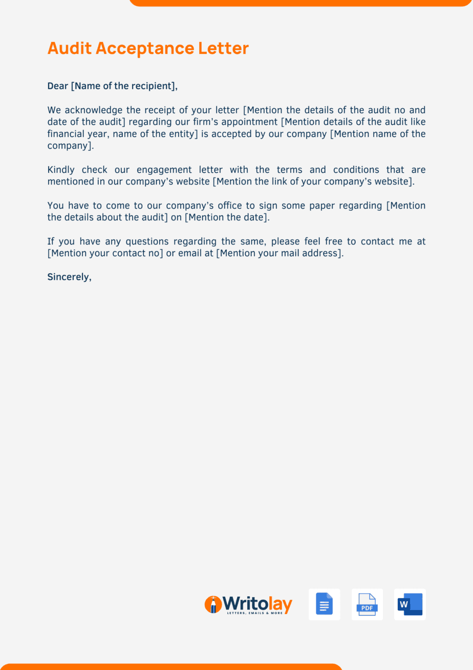 Audit Request Letter Sample: Tips And Templates For Writing – KVCV