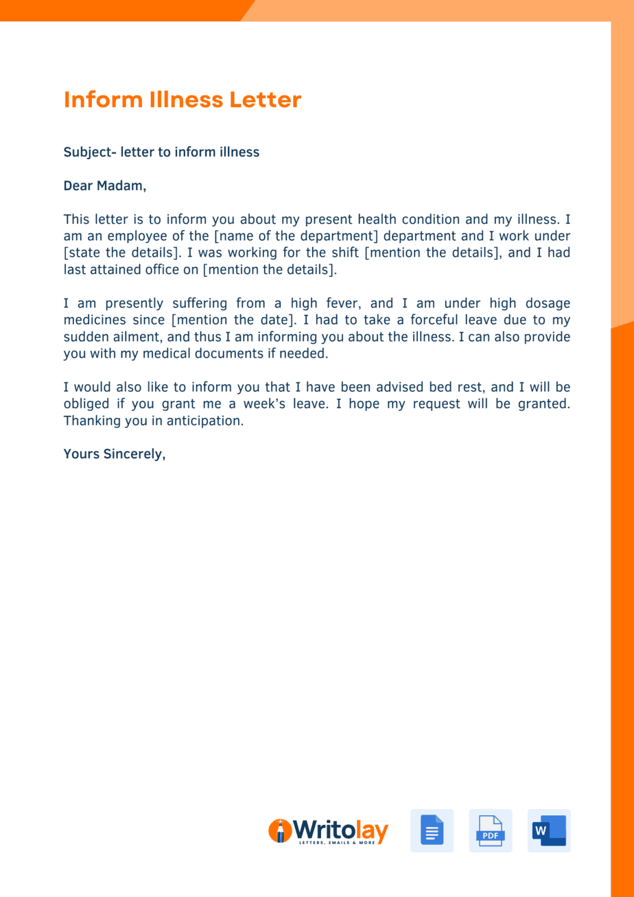 Letter To Doctor Confirming Illness – UQNIO