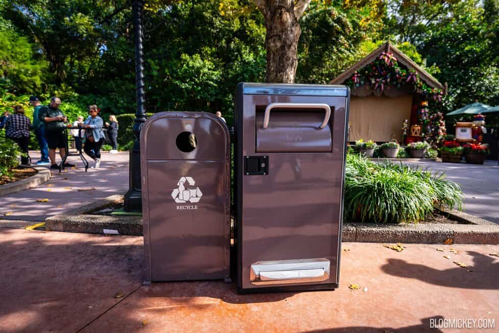 A Look at EPCOT's New Solar-Powered Smart Trash Can