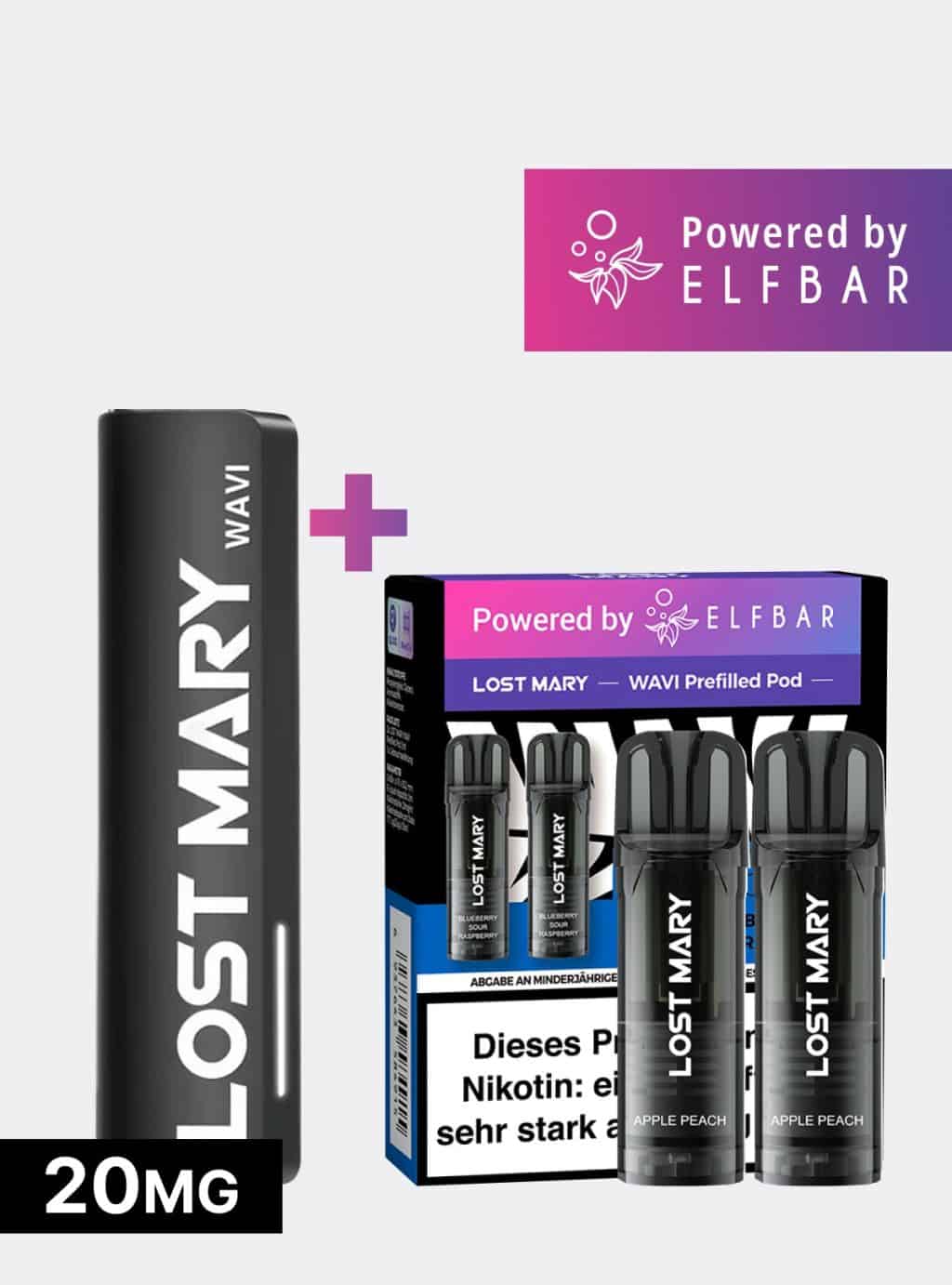 ELFBAR Lost Mary Akku + Wavi Pods 20mg Set