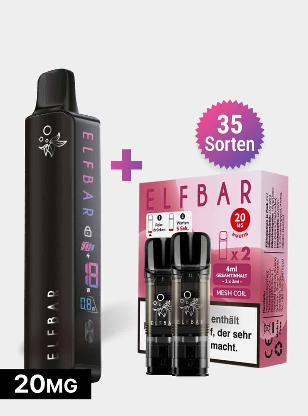 ELFBAR Master + ELFA Pods 20mg Set