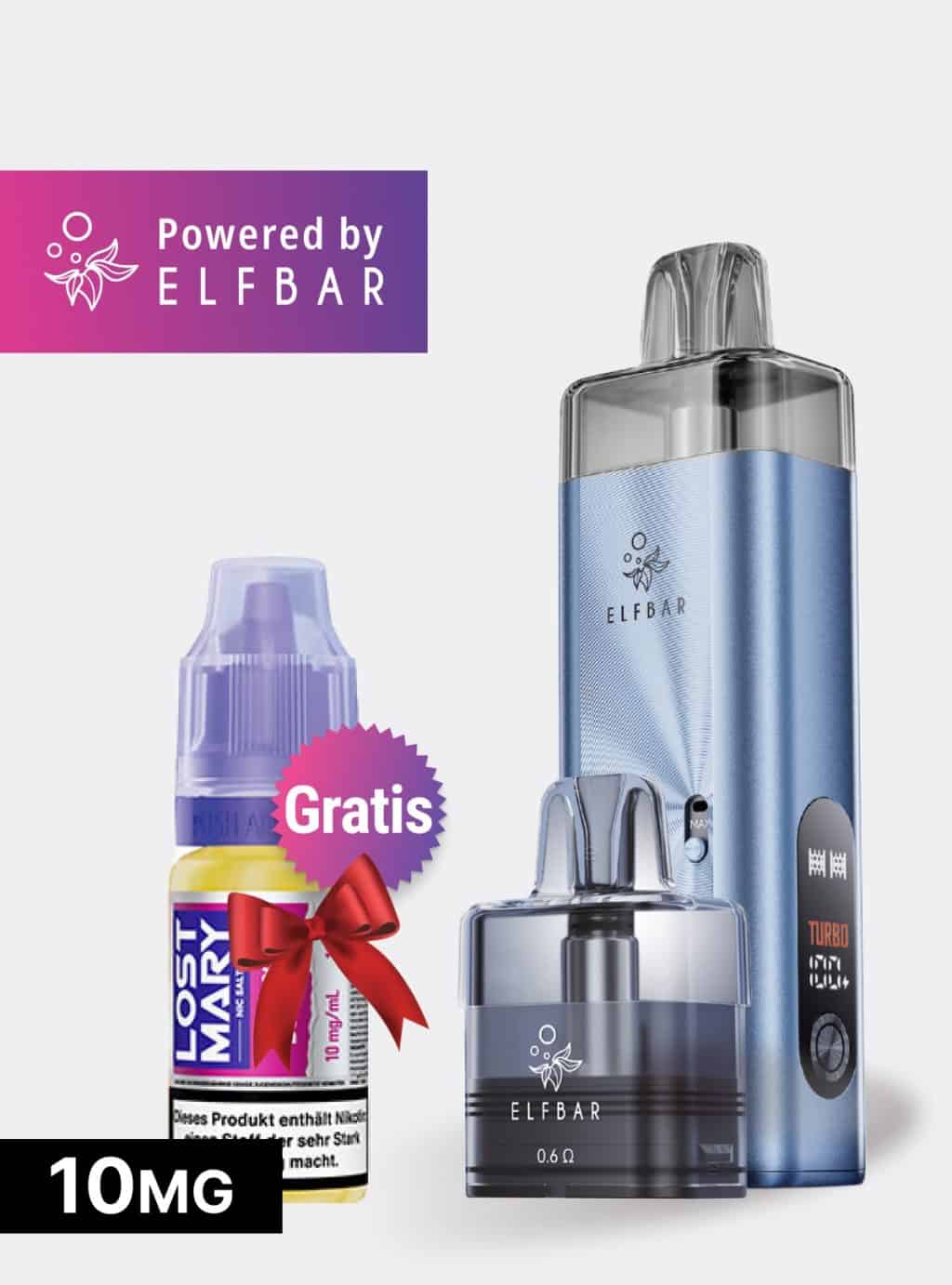 ELFX Mega + Lost Mary Liquid 10mg Gratis