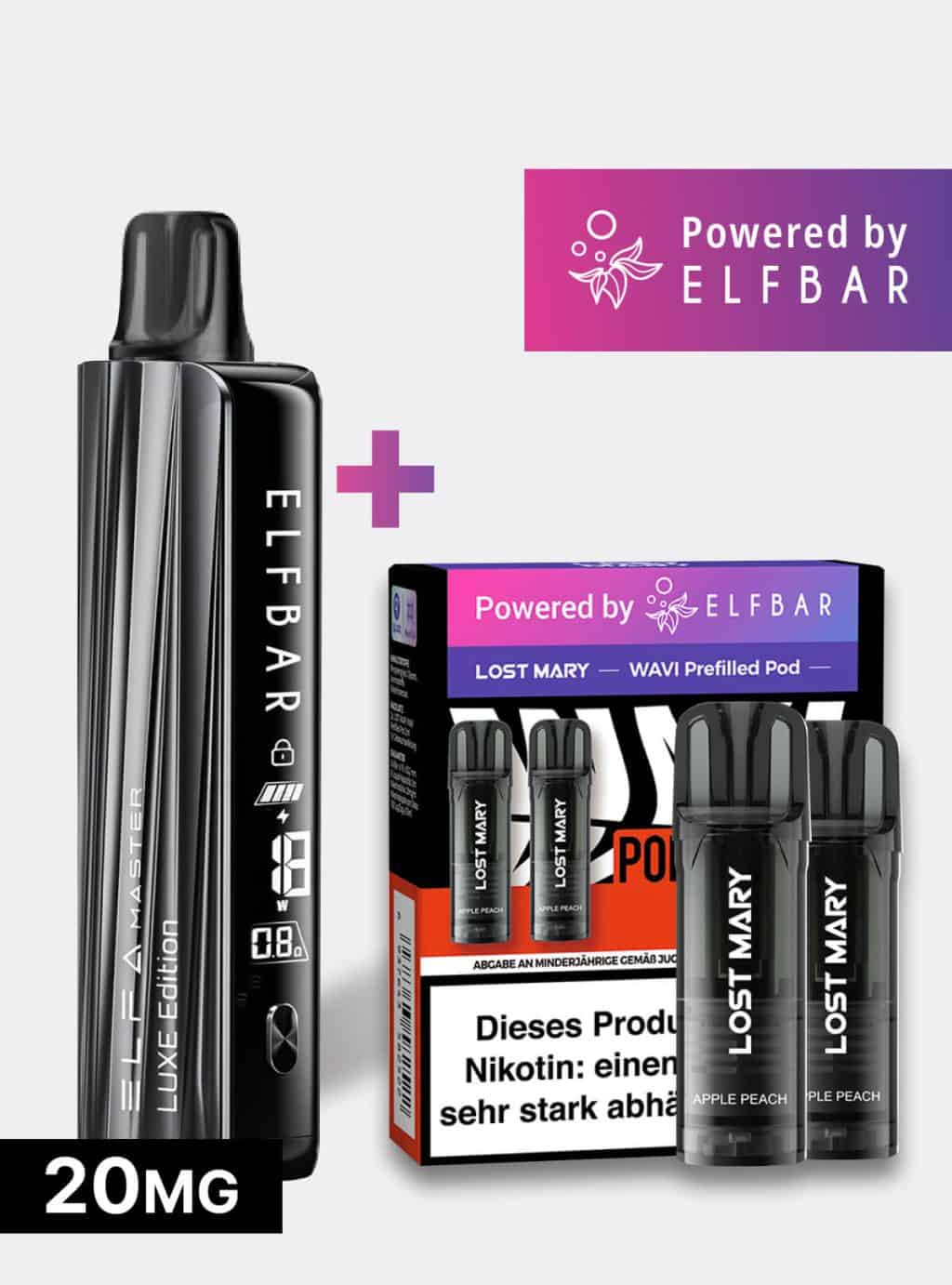 ELFBAR ELFA Master Luxe Edition + WAVI Pods 20mg Set