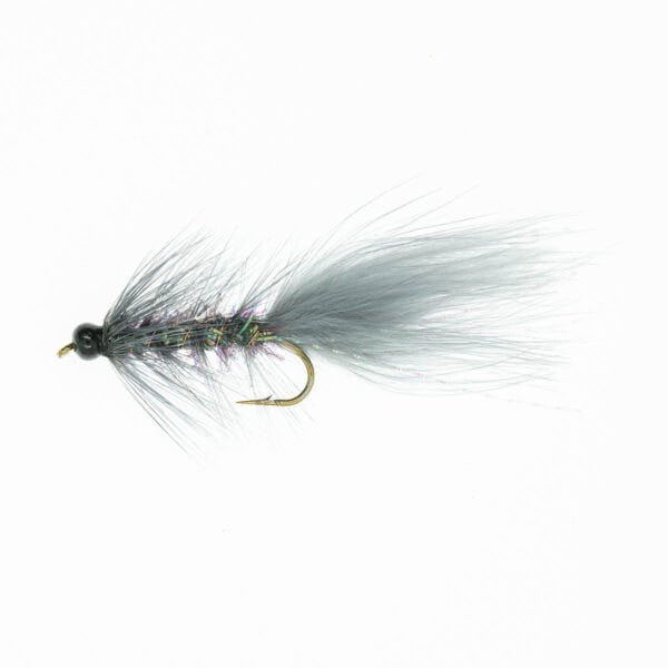 B.H. Crystal Wolly Bugger Grå FL0061-Onlineflugor