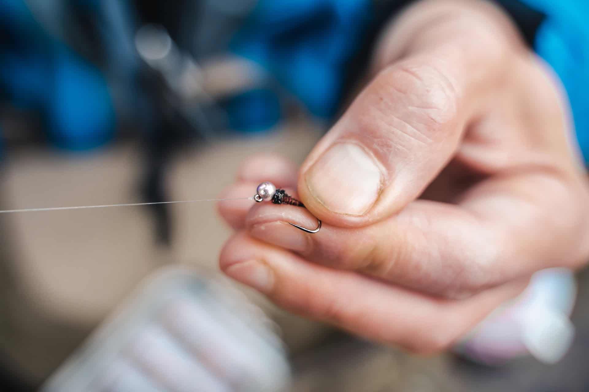 flugfiske med nymfer fiskeflugor
