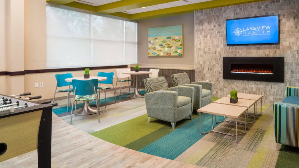 Day Room Entrance Lakeview Health - The Woodlands TX Lakeview-201801-009.psd Houston Commercial Photographer Dee Zunker