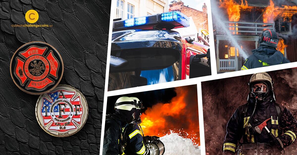 Arizona Challenge Coins Firefighter