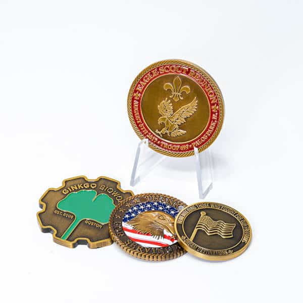 Antique Gold Coin Plating