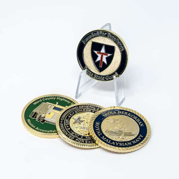 Polished Brass Coin Plating