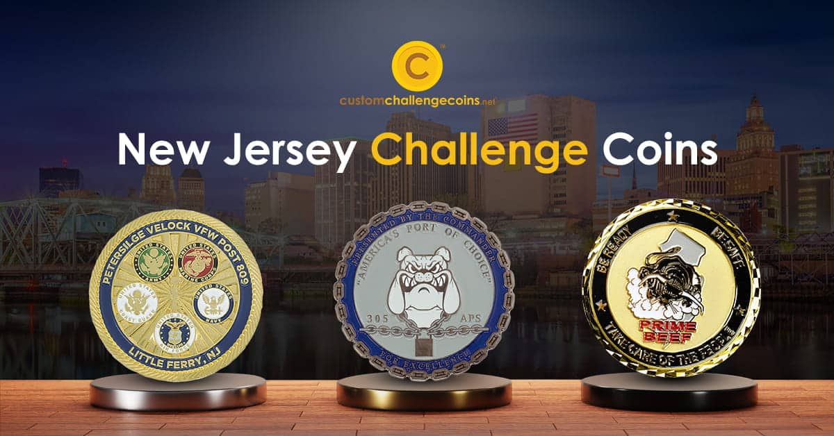 We Make Custom New Jersey Challenge Coins
