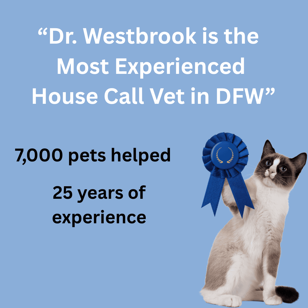In-Home Pet Euthanasia Dr westbrook is the Most expereinced House Call Vet in DFW Loving Paws House Calls