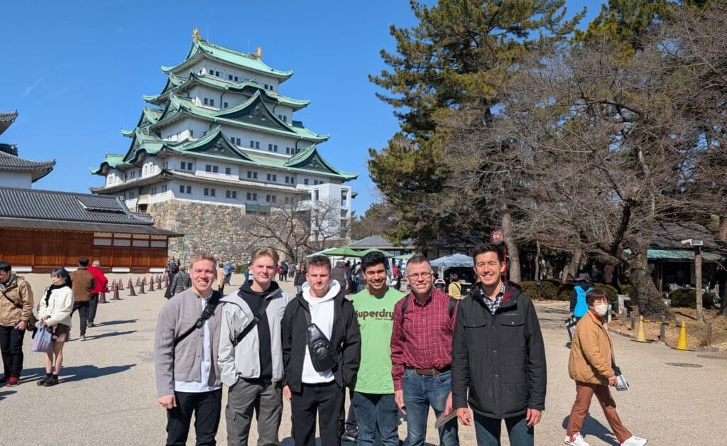 Picture of the five guests from the recent Recon tour with James