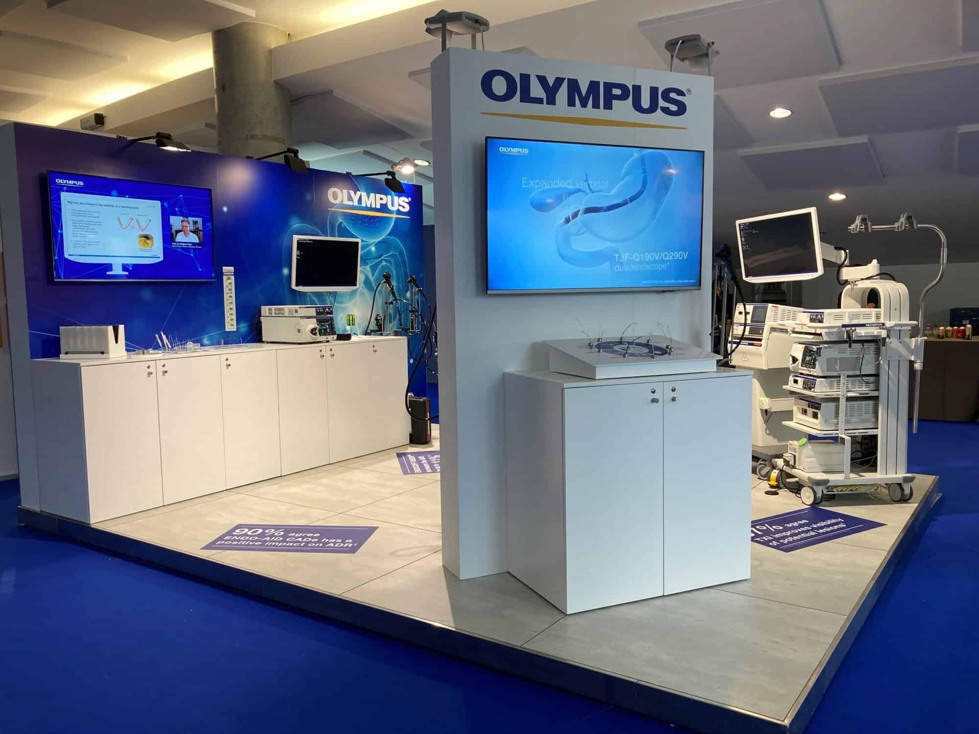 Duurzaam standenbouw project voor Olympus