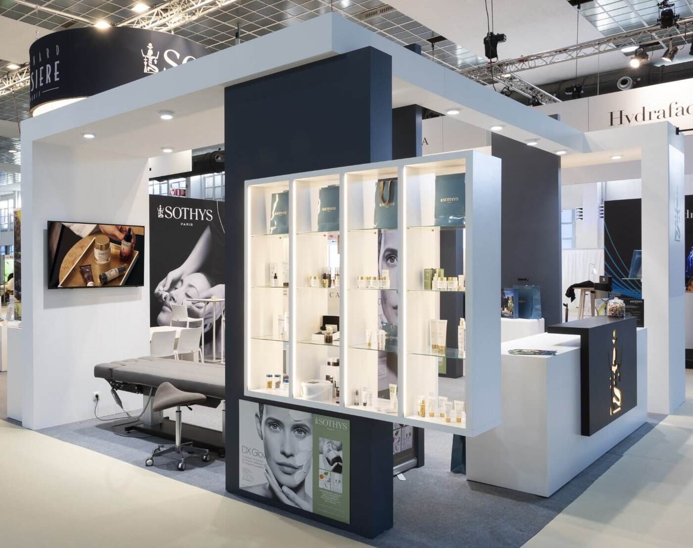 Expo stand voor de schoonheidsproducten van Sothys Paris