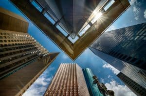 This-is-the-corner-of-the-Total-Building.-From-the-Looking-Up-Series-in-Downtown-Houston.13-Houston-Architectural-Photographer-www.deezunkerphotography.com