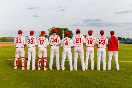 20180427-Bellaire Baseball vs Heights – Varsity