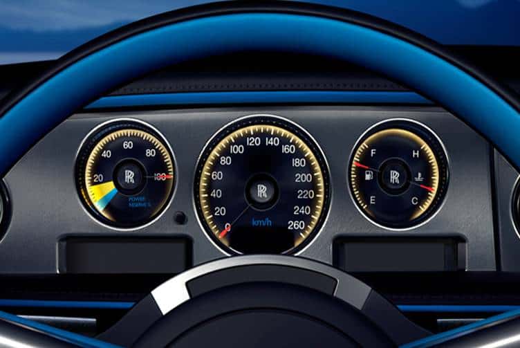 Rolls Royce Drophead Couple Waterspeed Collection - Steering Wheel and Gauge