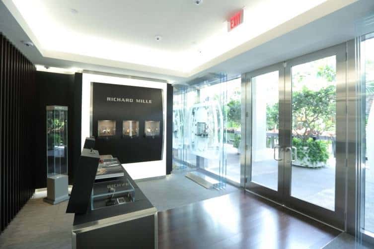 Richard Mille boutique interior