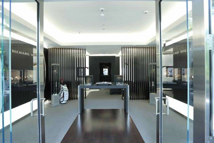 Richard Mille boutique interior