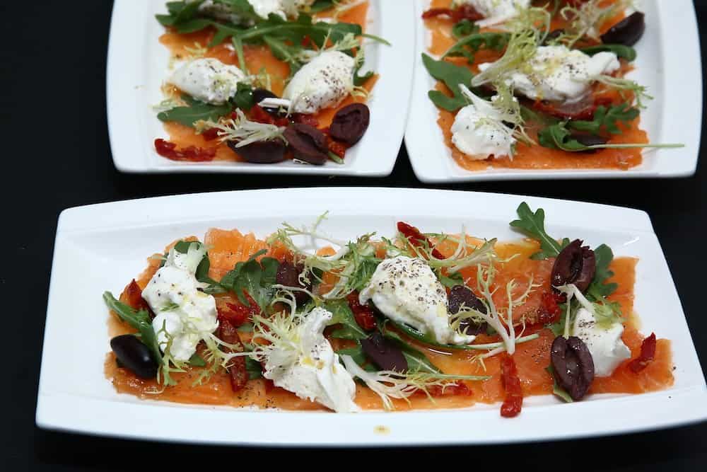 NEW YORK, NY - OCTOBER 25: Food and atmosphere inside MAMO NYC during the Haute Living Celebration of The H1 Colorblock Collection Official Launch At Mamo NYC on October 25, 2016 in New York City. (Photo by Astrid Stawiarz/Getty Images for Haute Living)