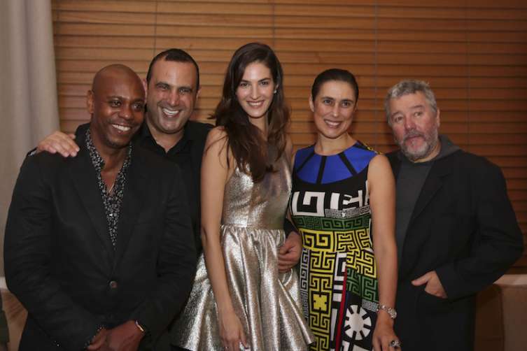 Dave Chapelle, Sam Nazarian,Philippe Starck
