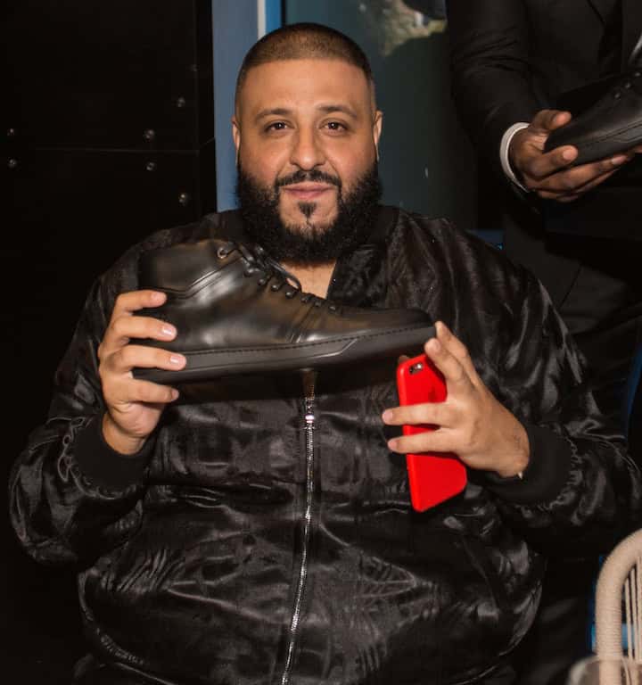 DJ Khaled with Lavati shoes