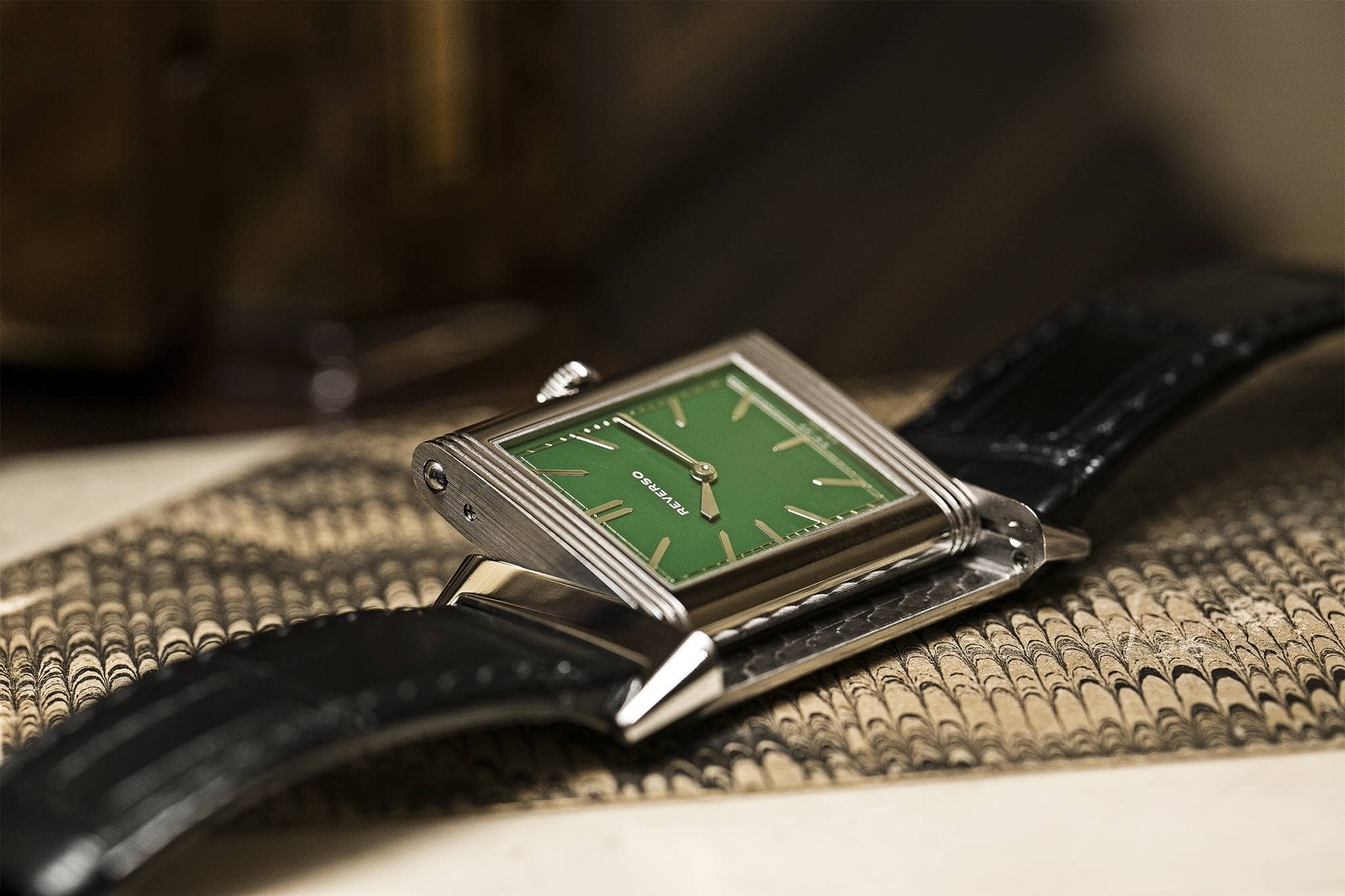 Jaeger-LeCoultre Green Grande Reverso Ultra Thin 1931 Watch For London