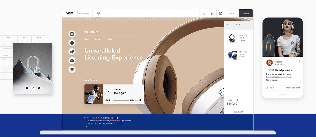 Wix-website