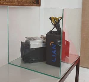 Bitcoin miner, mining machine.