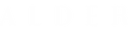 Alder white logo