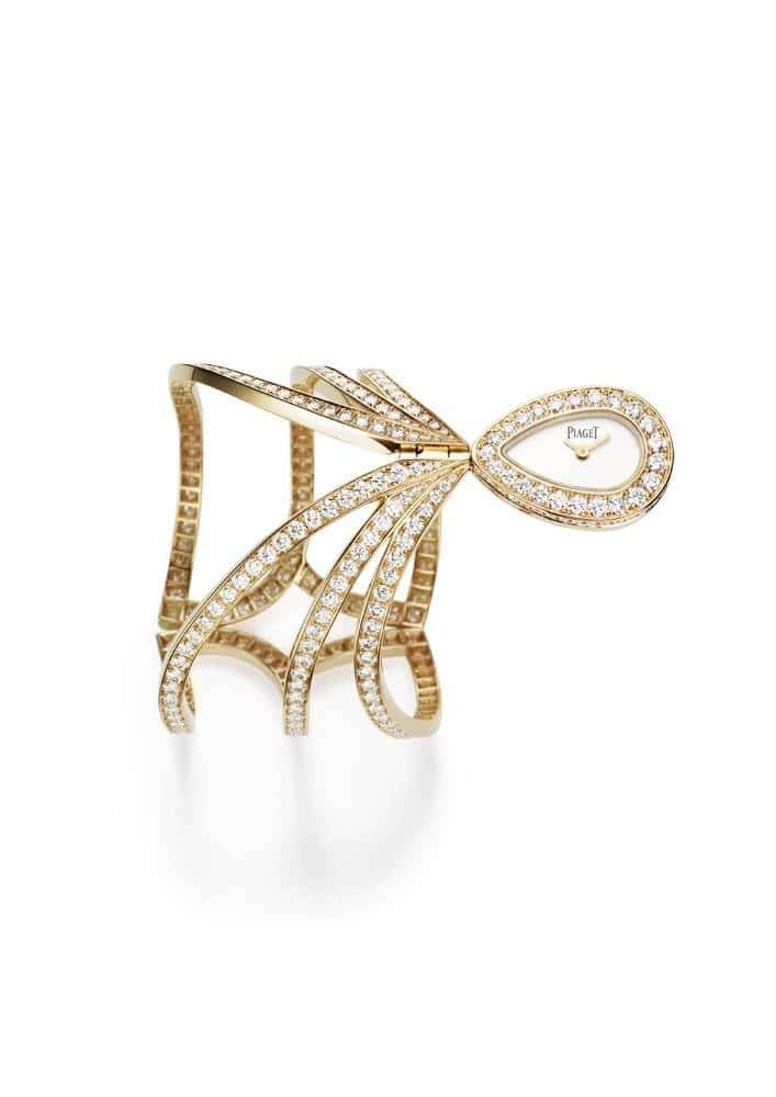 High jewelry cuff watch