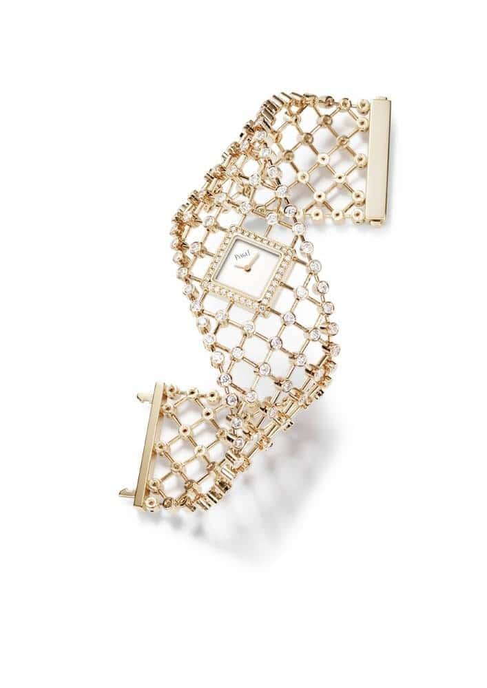 High jewelry cuff watch
