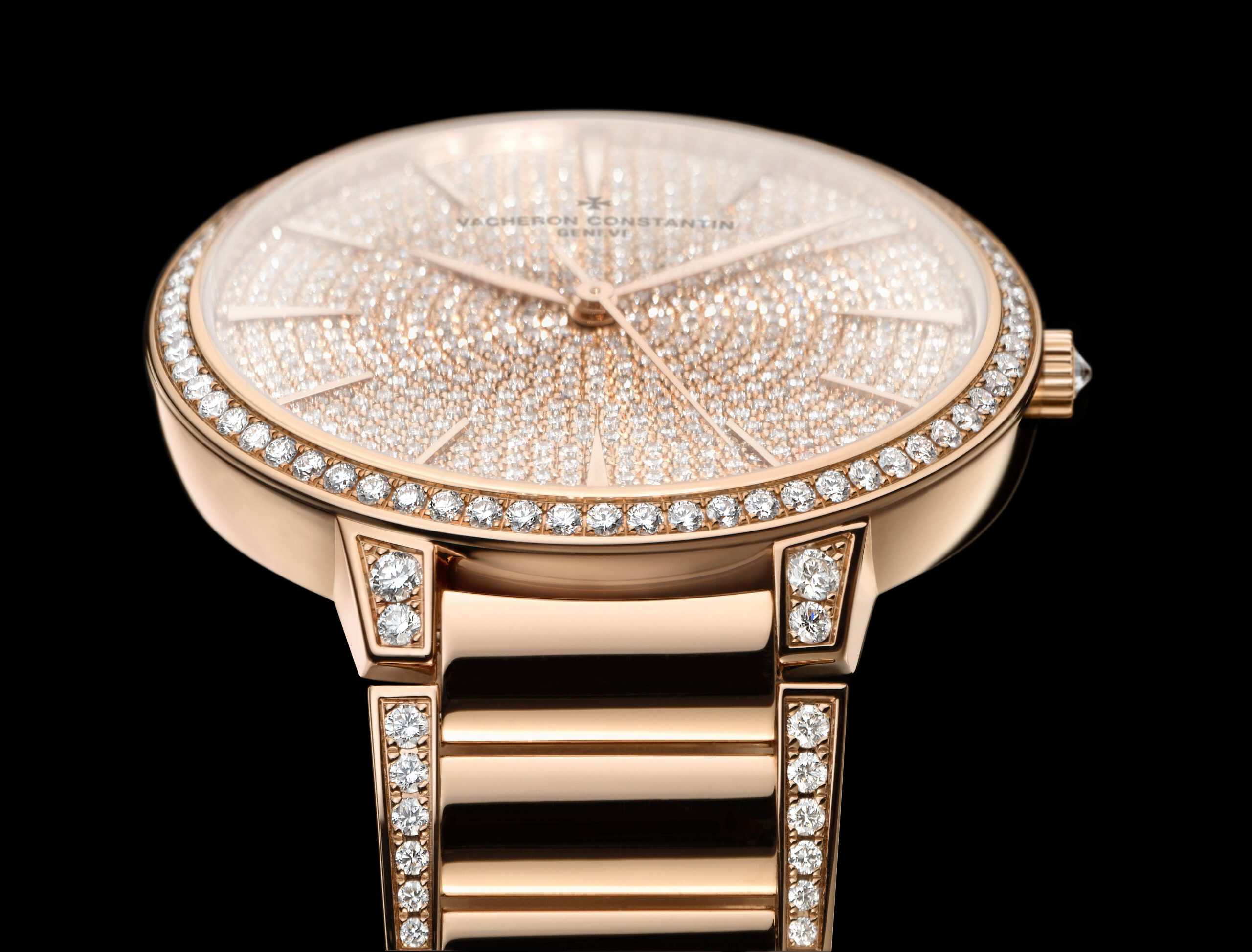 The Vacheron Constantin Patrimony Contemporaine, fully set.