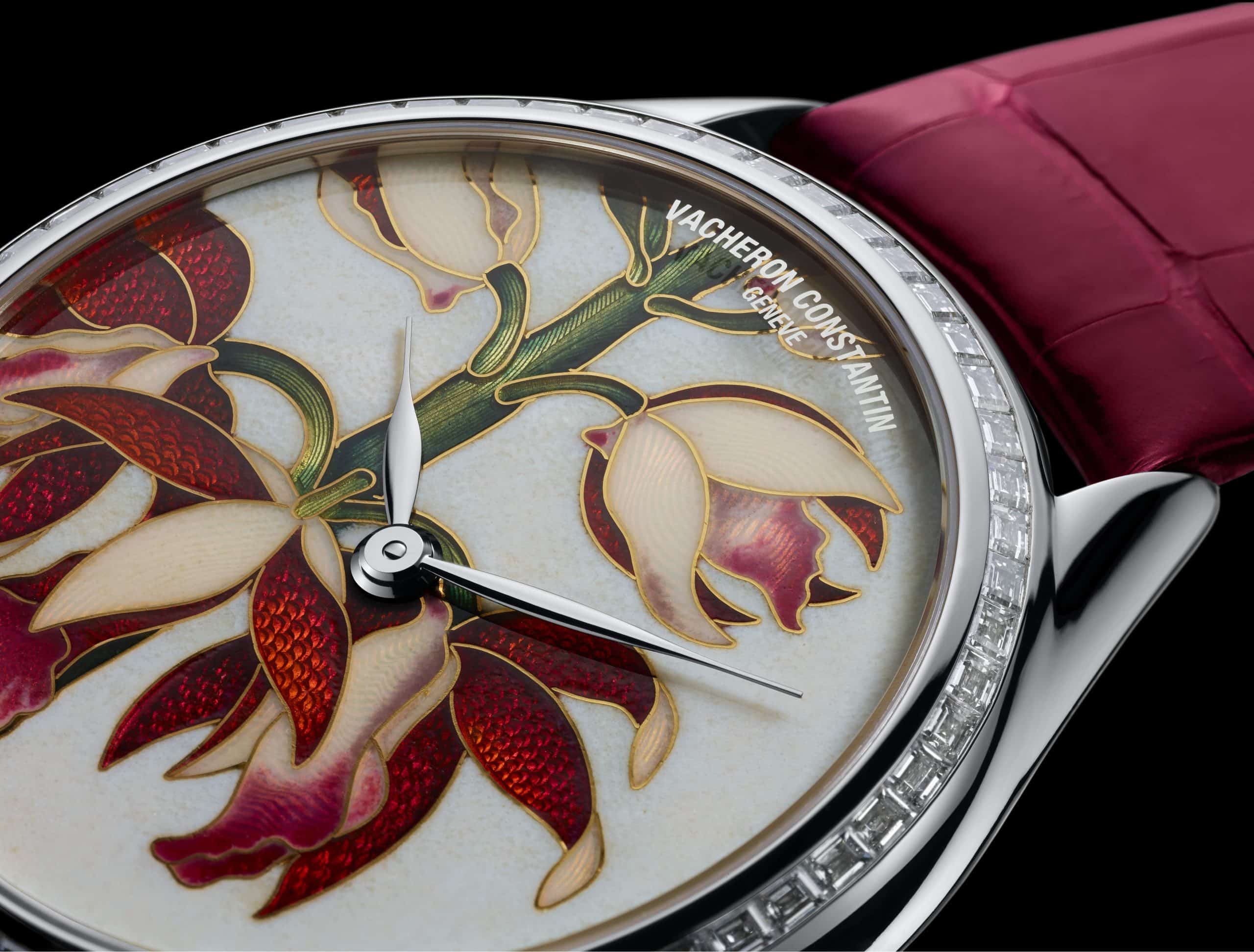 China Limodoron watch from the Florilege Metiers d'art collection.