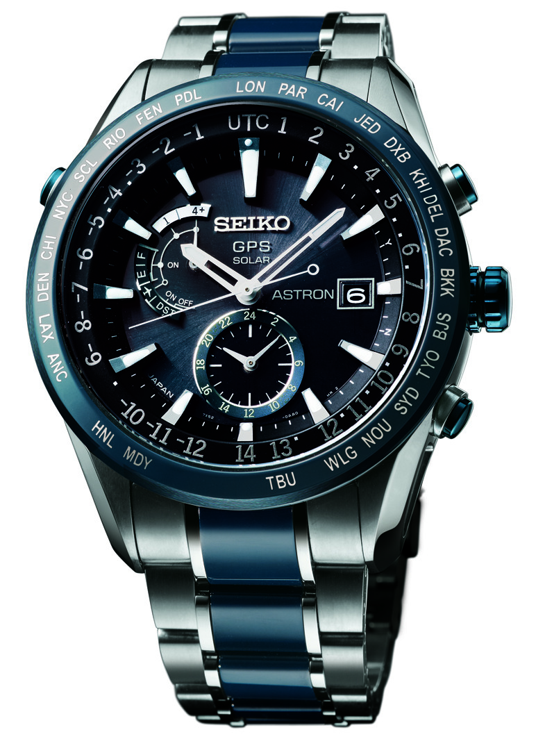 The Seiko Astron GPS will tell you the time in all 39 world time zones, accounting for the International Date Line.