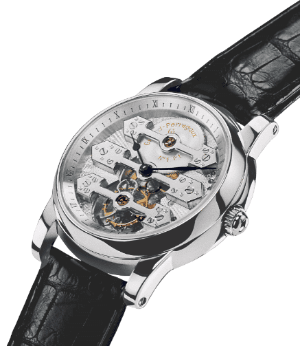 The first Girard-Perregaux Three-Bridge Tourbillon wristwatch model was introduced in 1991.