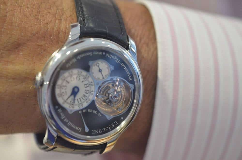 F.P. Journe Tourbillon Souverain With Constant Force Escapement And Dead Seconds
