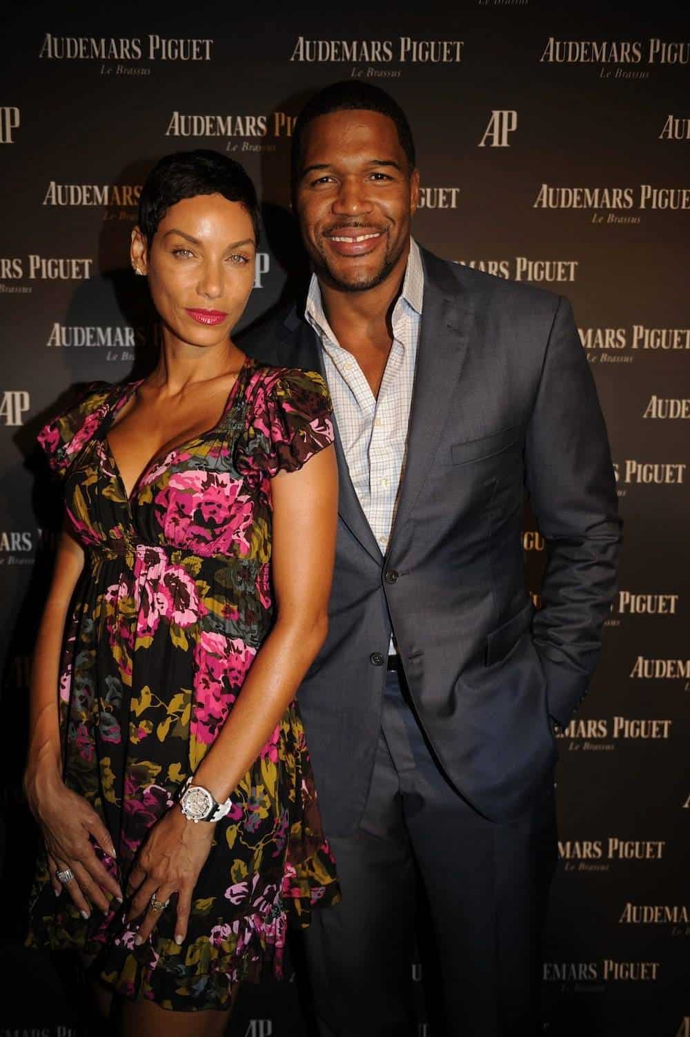 Nicole Murphy and Michael Strahan