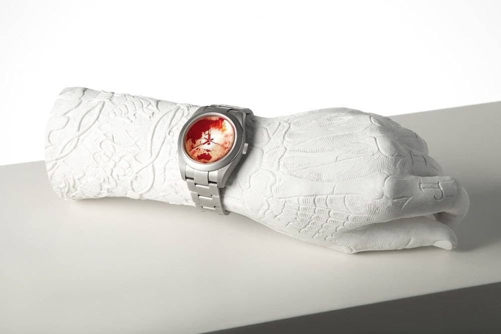 BWD x Marc Quinn Milgauss - Red Ocean Orbit_MQHand