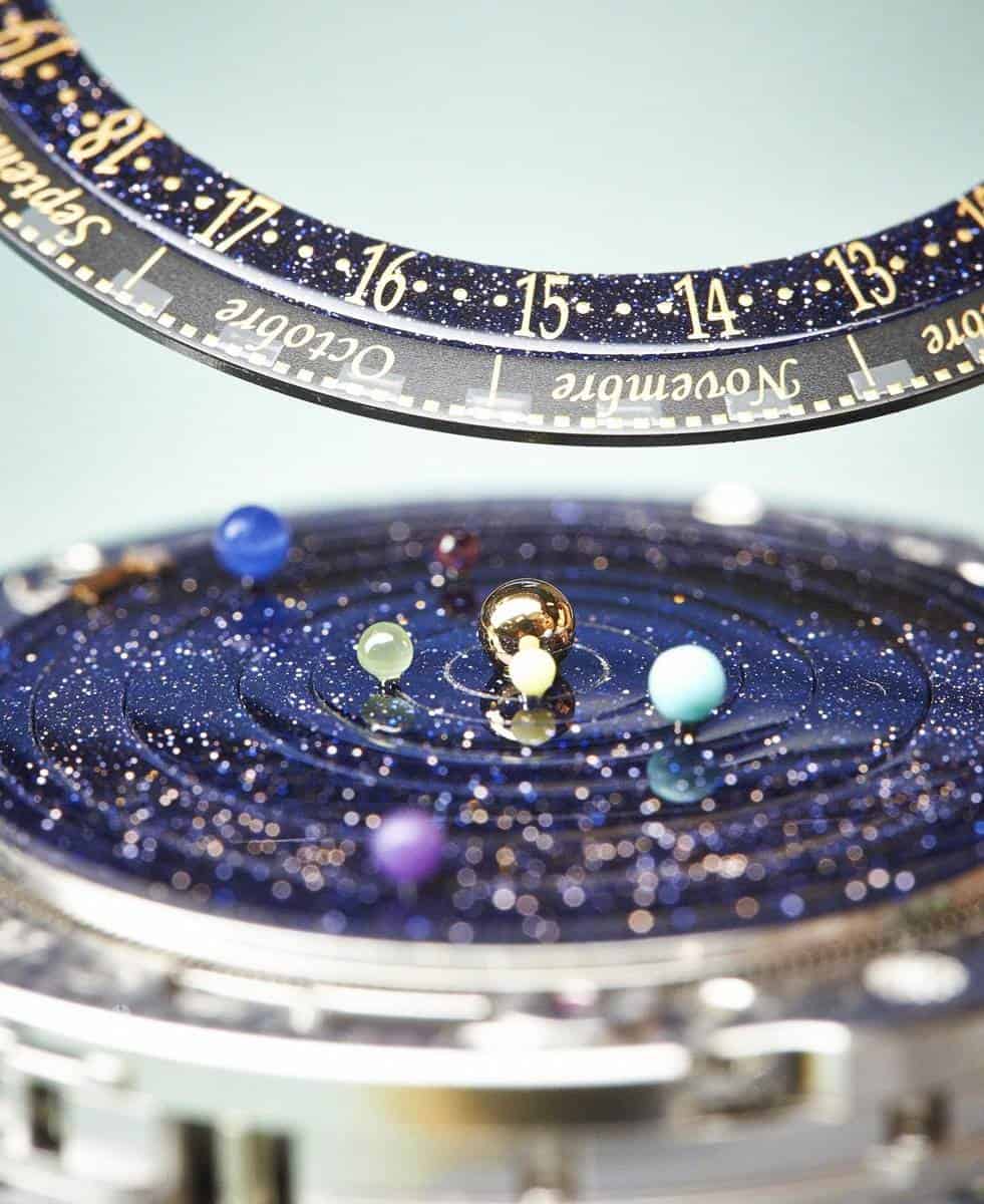 Van Cleef & Arpels Planetarium closeup