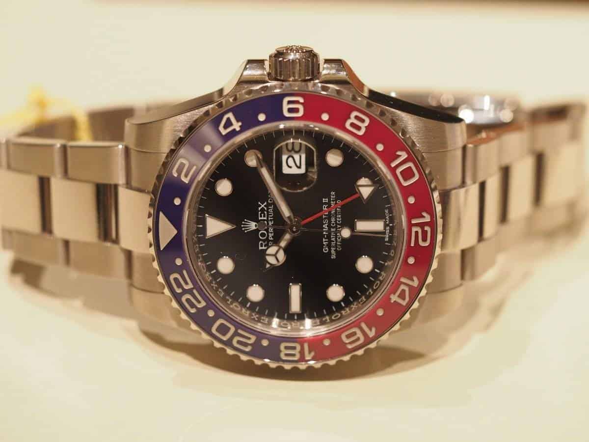 Rolex GMT-Master II The new Rolex GMT-Master II was one of the most eagerly anticipated releases of the year at BaselWorld. Interestingly the "Pepsi" red and blue cerachrom bezel, one of Rolex’s most iconic designs, was released exclusively in solid 18k white gold.