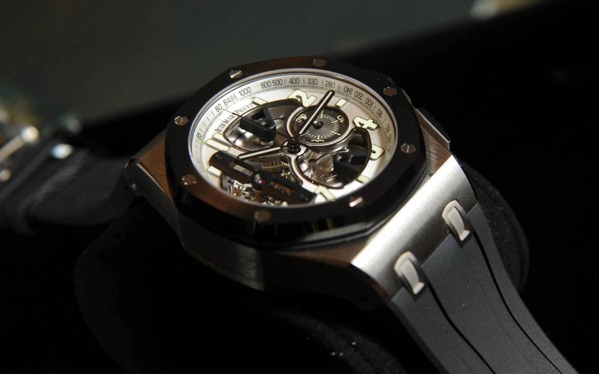 Hands On Review for the Royal Oak Offshore Tourbillon Chronograph Titanium