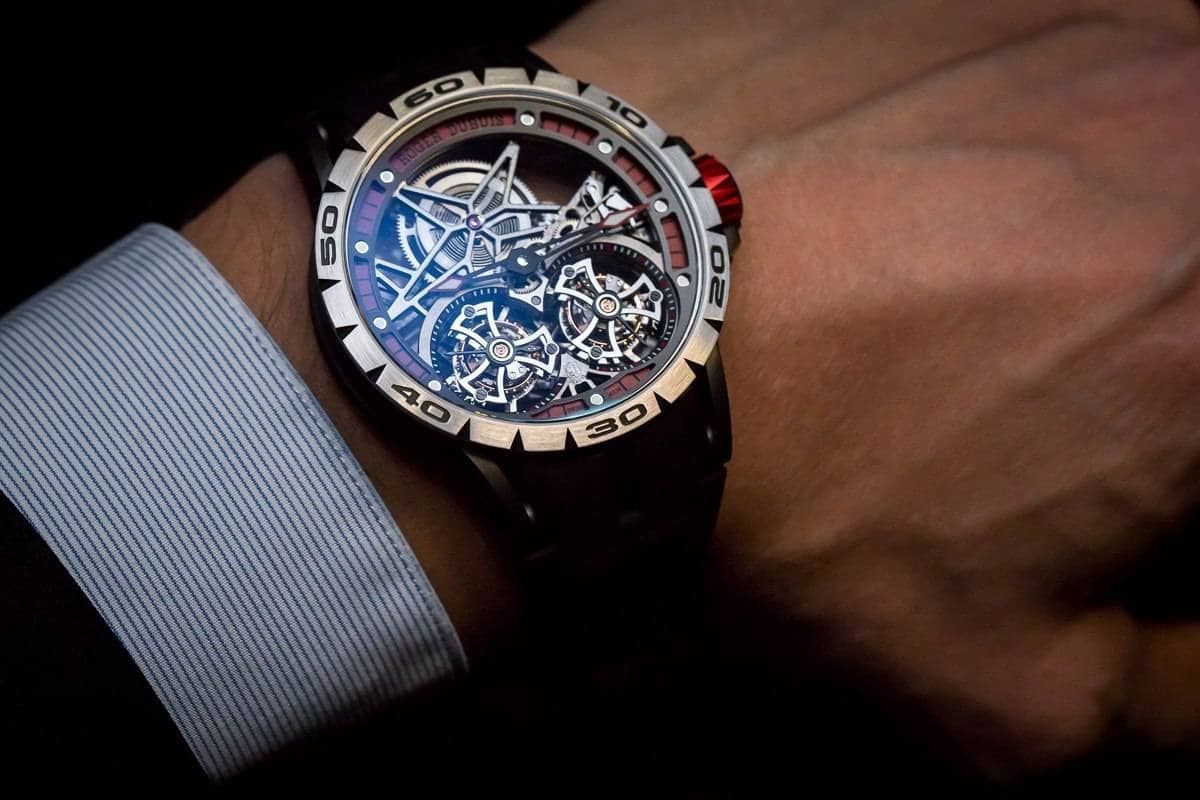 SIHH 2015 Excalibur Spider Skeleton Double Flying Tourbillon