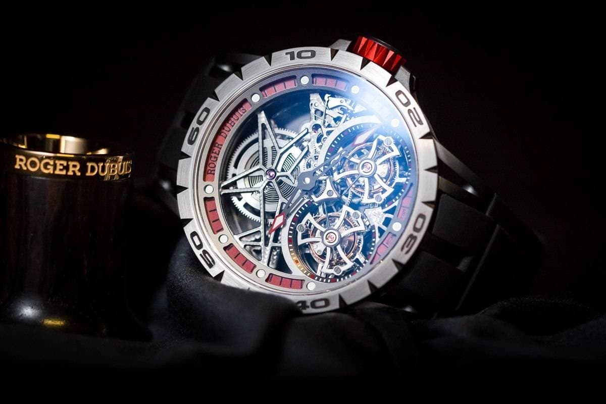 Roger Dubuis Excalibur Spider Skeleton Double Flying Tourbillon