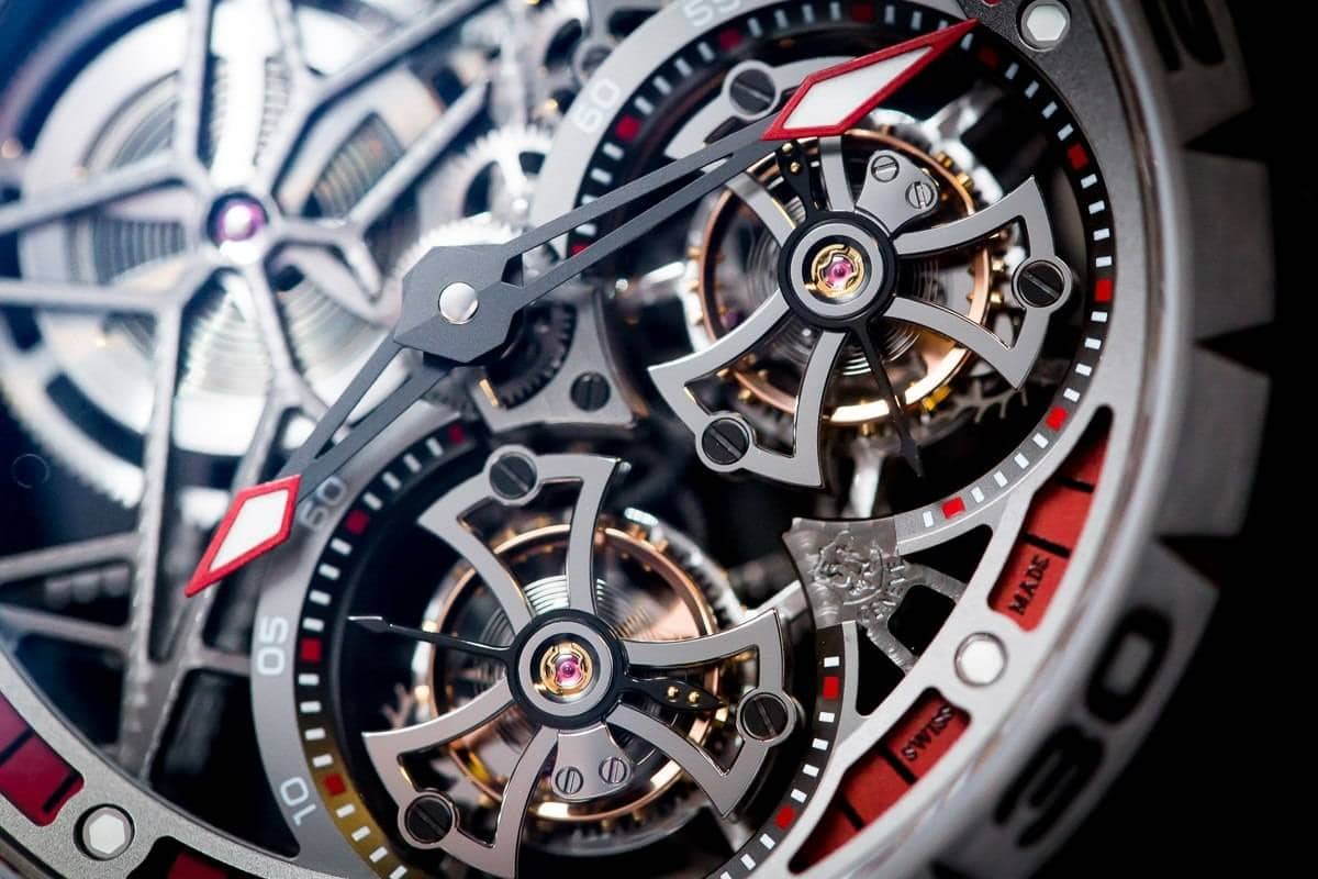Roger Dubuis Excalibur Spider Skeleton Double Flying Tourbillon
